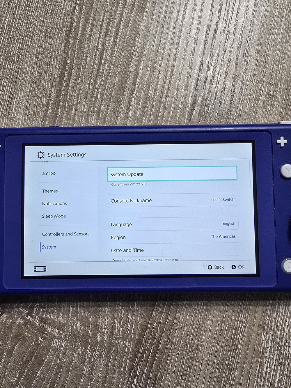 Nintendo Switch Lite Blue HDH-001 Tested & Working Console Only